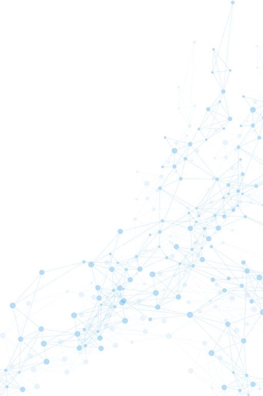 A blue abstract image of trees on black background.
