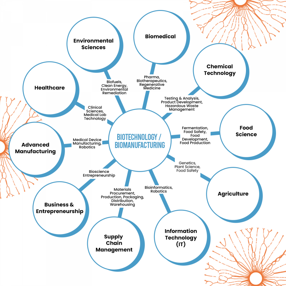 A circular diagram of the 1 0 components of technology communication.