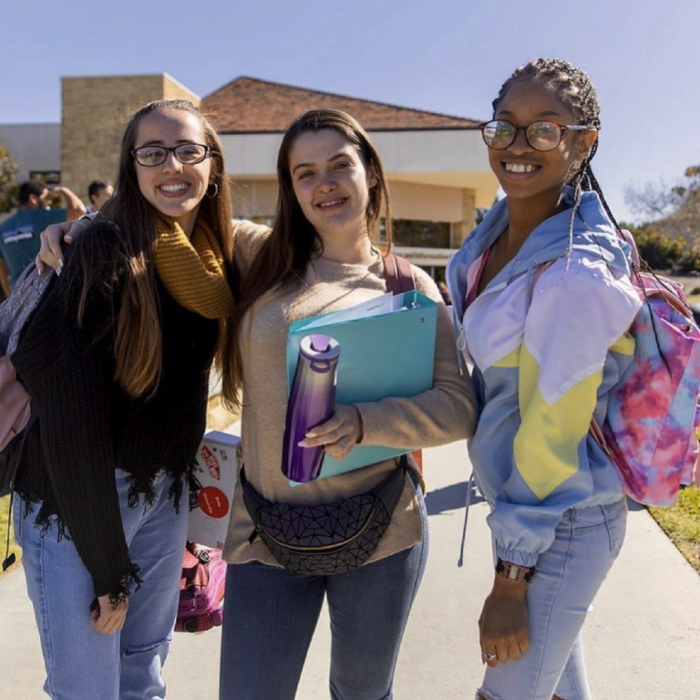 Students on campus