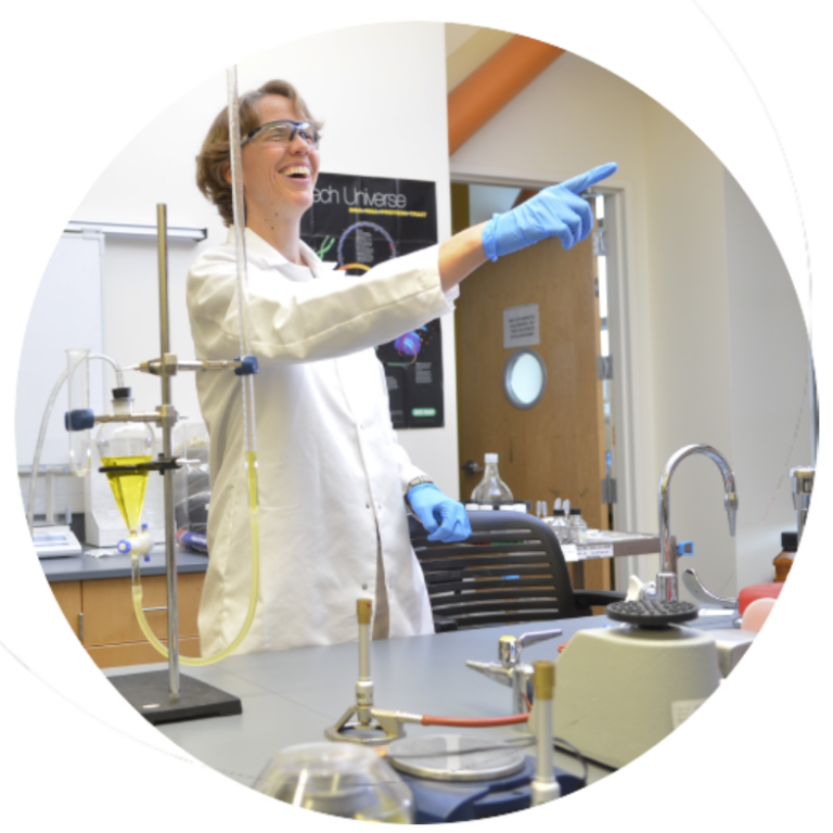 Faculty Member in Lab