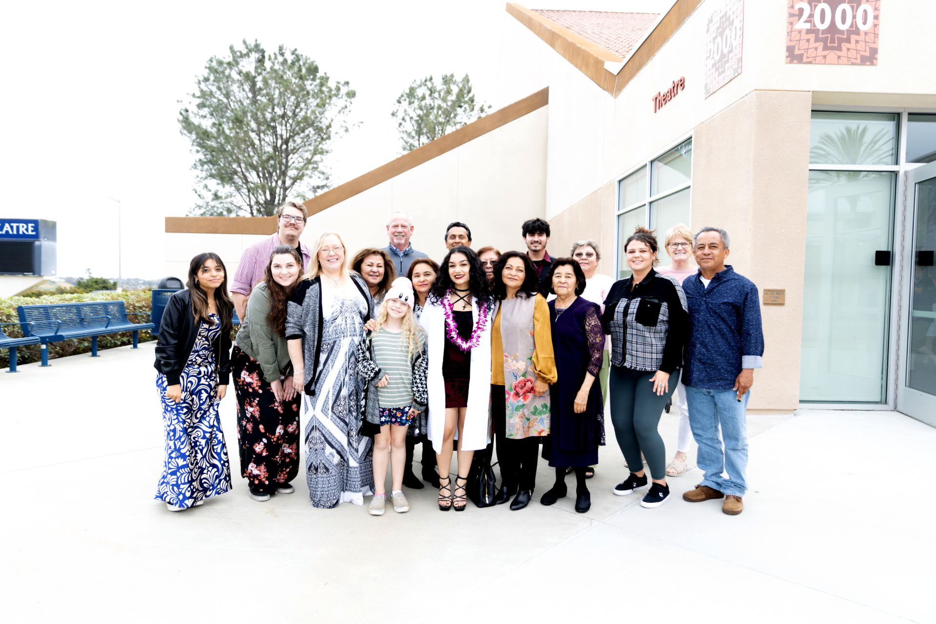 Biotech grad and their family