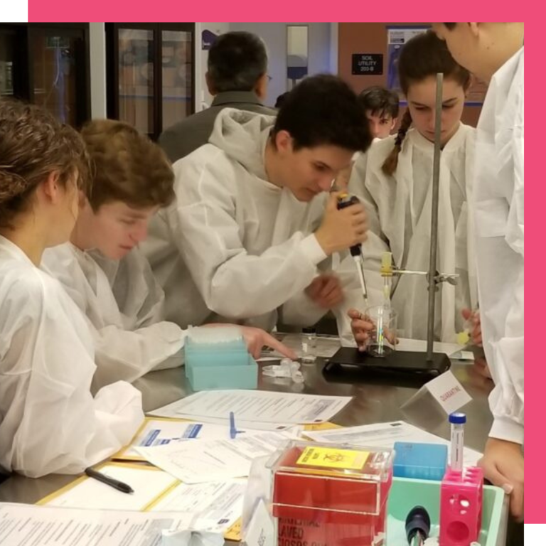 group in lab